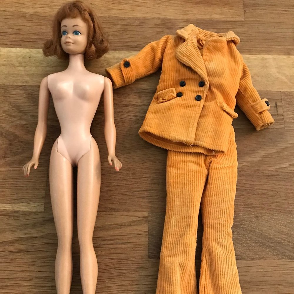 1962 MIDGE Barbie Doll Red Hair Freckles Mattel